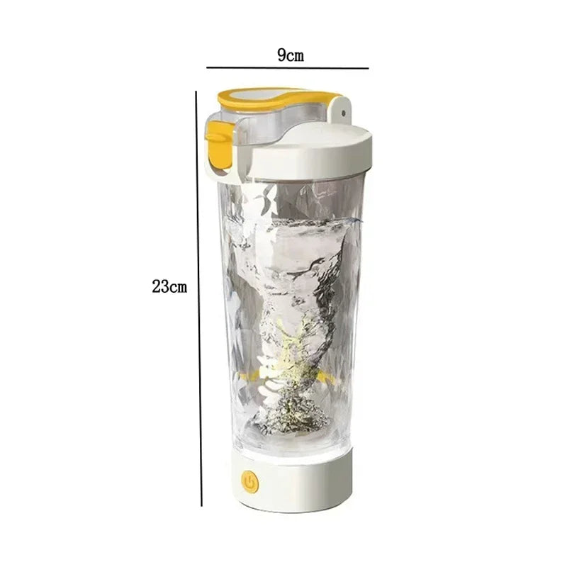 650mlElectric Protein Powder Mixing Cup Automatic Shaker Bottles Mixer Shake Bottle Milk Coffee Water Bottle Kitchen Accessories
