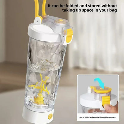 650mlElectric Protein Powder Mixing Cup Automatic Shaker Bottles Mixer Shake Bottle Milk Coffee Water Bottle Kitchen Accessories