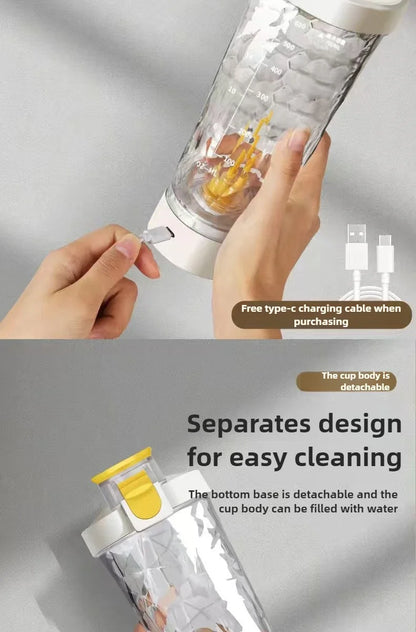650mlElectric Protein Powder Mixing Cup Automatic Shaker Bottles Mixer Shake Bottle Milk Coffee Water Bottle Kitchen Accessories