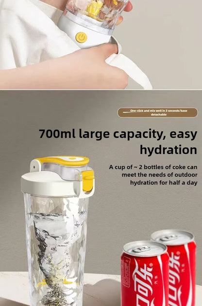650mlElectric Protein Powder Mixing Cup Automatic Shaker Bottles Mixer Shake Bottle Milk Coffee Water Bottle Kitchen Accessories
