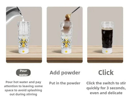 650mlElectric Protein Powder Mixing Cup Automatic Shaker Bottles Mixer Shake Bottle Milk Coffee Water Bottle Kitchen Accessories